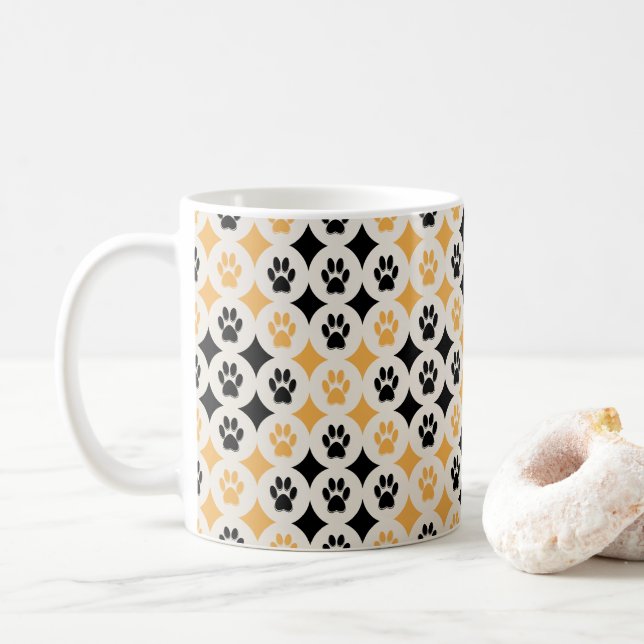 Tasse für Kaffee (Senf) (Mit Donut)