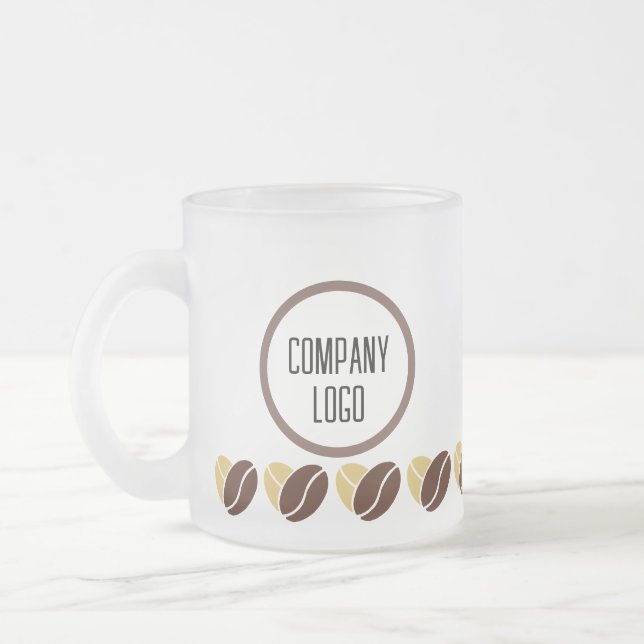 Tasse für Kaffeebeeren für Firmengeschenke (Links)