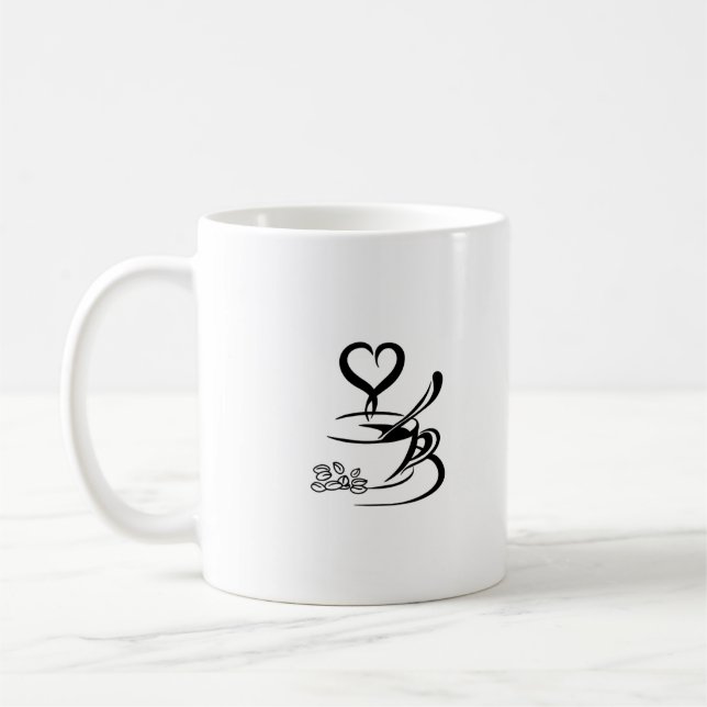 Tasse für Kaffeeliebhaber - Perfekter Genuss (Links)