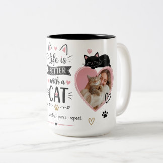 Tasse für Katzenliebhaber mit benutzerdefinierten