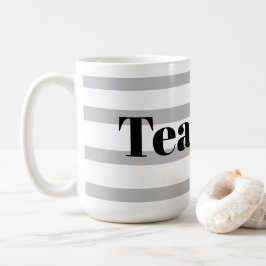Tasse für klassischen Tee - Graue Hopfen