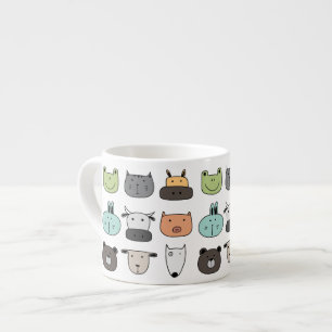 Tasse für kleine Kinder - Tiergesichter