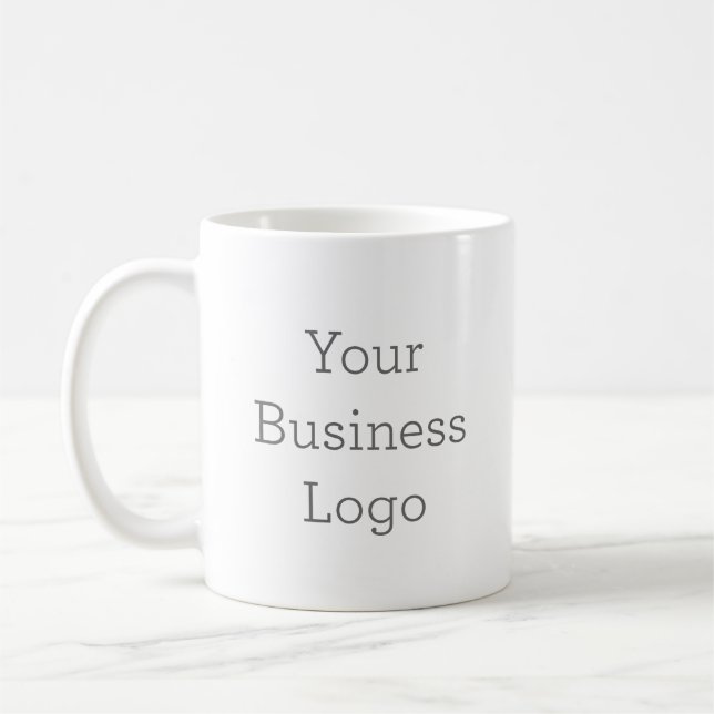 Klassische, weiße Tasse, 325 ml (Links)