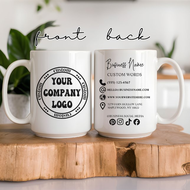 Tasse für kundenspezifische Firmenlogos für Mitarb (company logo mug, custom business mug, corporate gift mug, branded mugs, promotional mug,)
