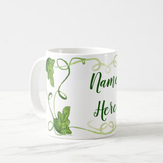 Tasse für kundenspezifische Grünweine (Vorderseite Links)