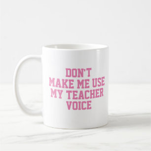 Tasse für Lehrergeschenke Funny Quote Slogan Tas