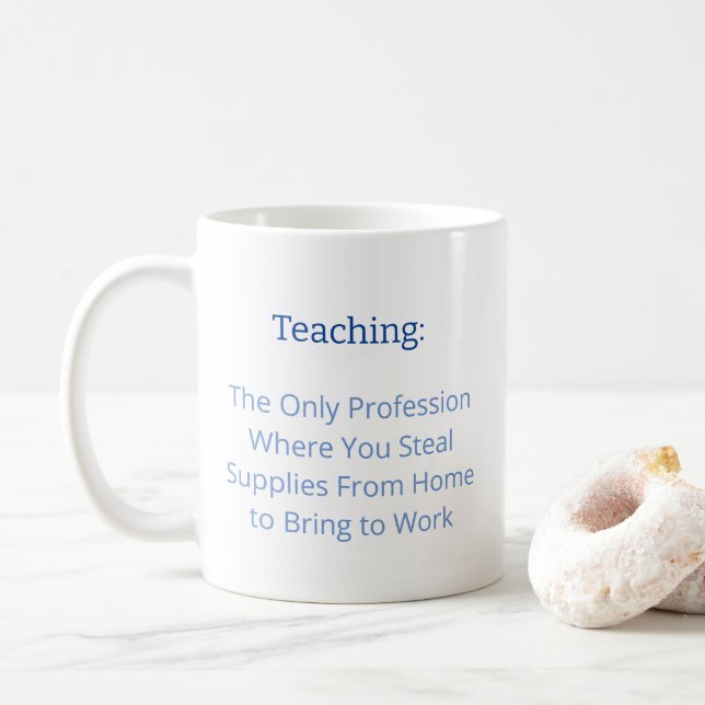 Tasse für Lehrkräfte (Mit Donut)