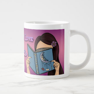 Tasse für Lesermädchen
