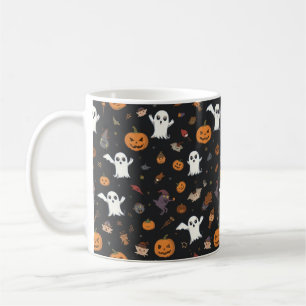 Tasse für niedliche Cartoon-Ghost und Pumpkin-Must