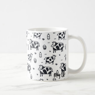 Tasse für Niedliche Cartoon-Kuhmuster