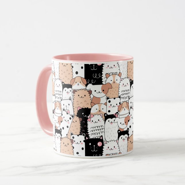 Tasse für niedliche Jungtiere (Vorderseite Links)