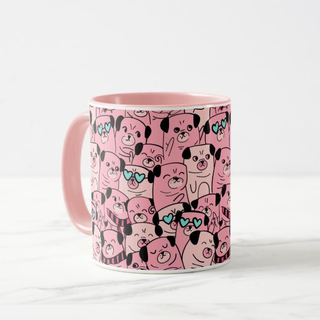 Tasse für niedliche Jungtiere (Vorderseite Links)