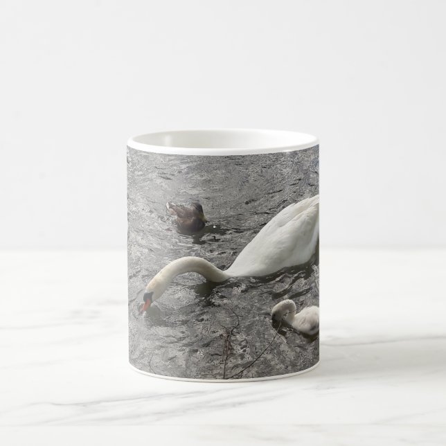 Tasse für niedliche Schwäne und Enten (Mittel)