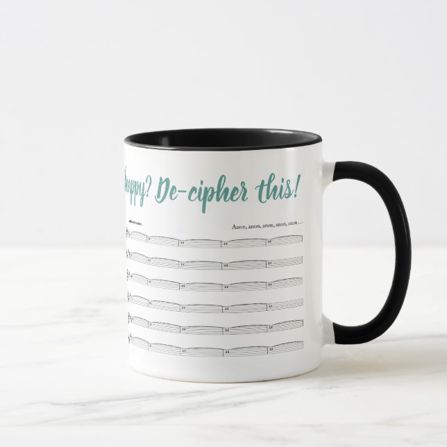 Tasse für Organisten, die Ziffern hassen (Rechts)