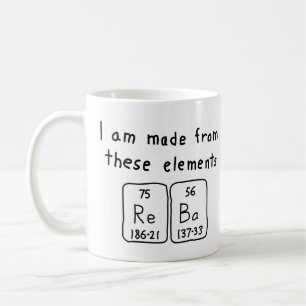 Tasse für periodische Tabellennamen