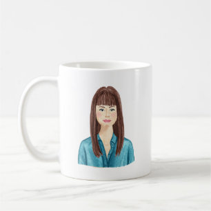 Tasse für personalisierte Aquarellbilder