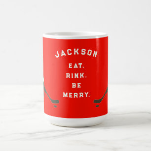 Tasse für personalisierte Hockey-Spieler