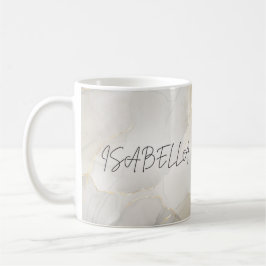 Tasse für personalisierte Marmorbezeichnung