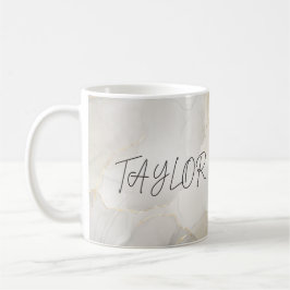 Tasse für personalisierten Marmornamen