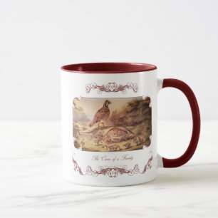 Tasse für Quail Family