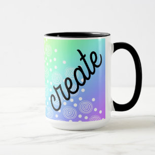 Tasse für Regenbogen-Kaffee erstellen