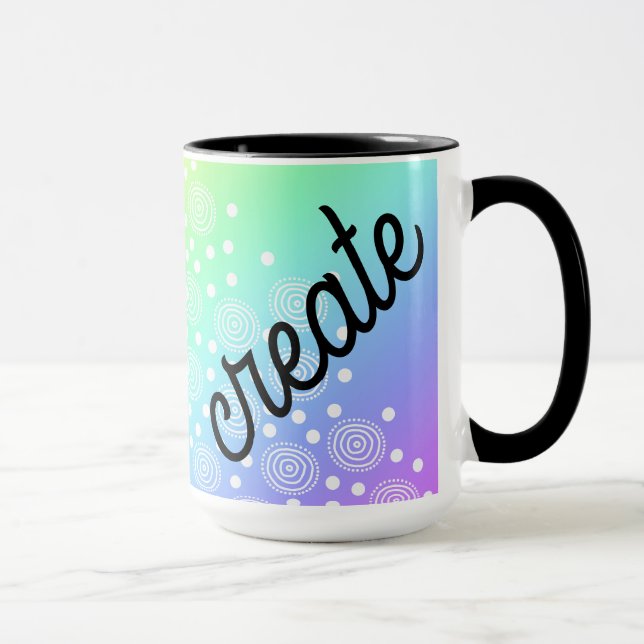 Tasse für Regenbogen-Kaffee erstellen (Rechts)