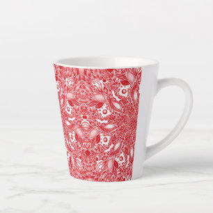 Tasse für Rote Blumenblätter