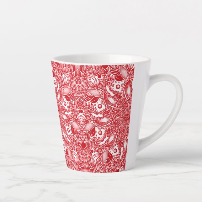 Tasse für Rote Blumenblätter (Rechts)