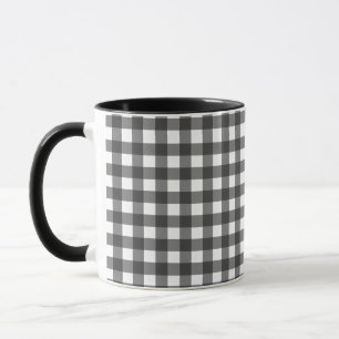 Tasse für Schwarze Karos