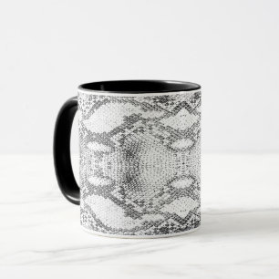 Tasse für Schwarzweiß-Schlange