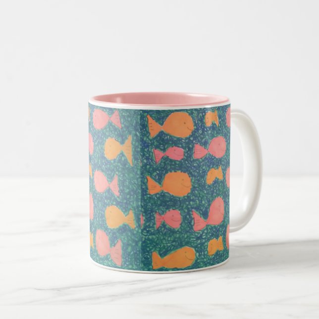 Tasse für tropische Fische (VorderseiteRechts)