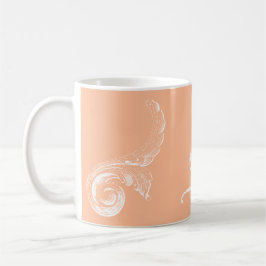 Tasse für Vintage Zierschriften