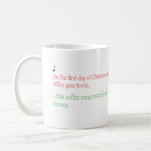 Tasse für Weihnachtsgeschenke an Angestellte