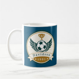 Tasse - Fußball - Personalisiert - Name hinzufügen