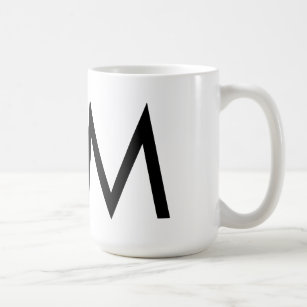 Tasse Futura Typografie-"M"