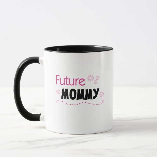 Tasse Futurs tee-shirts et cadeaux maman (Gauche)