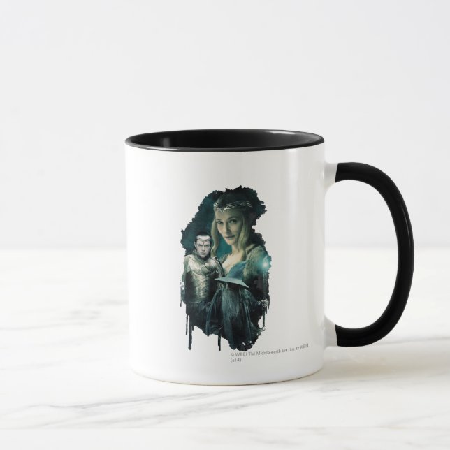 Tasse Galadriel, ELROND™, & Gandalf Graphic (Droite)