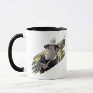 Tasse Gandalf avec épée verte