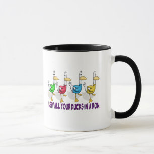 Tasse garder tous ses canards en rangée