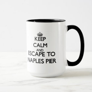 Tasse Gardez le calme et échappez-vous au pilier la