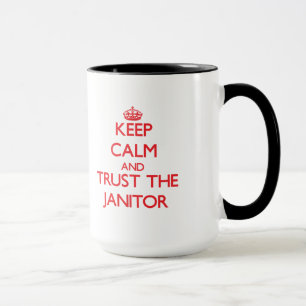 Tasse Gardez le calme et faites confiance au portier