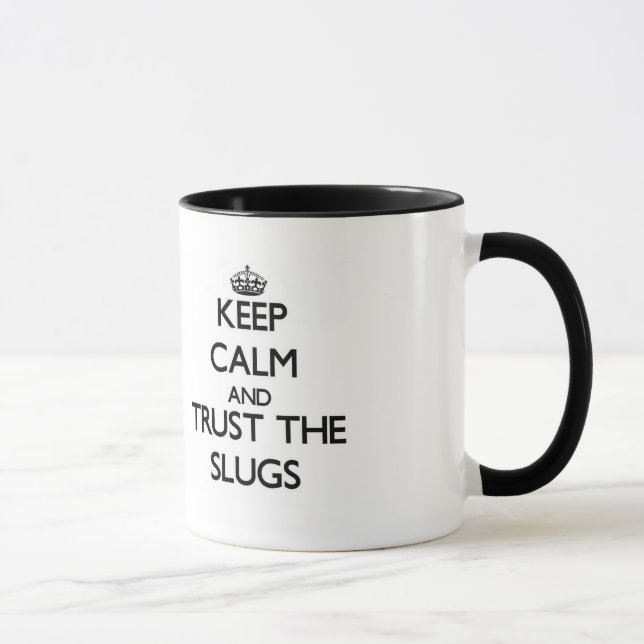 Tasse Gardez le calme et faites confiance aux lingots (Droite)