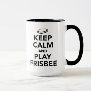 Tasse Gardez le frisbee de calme et de jeu