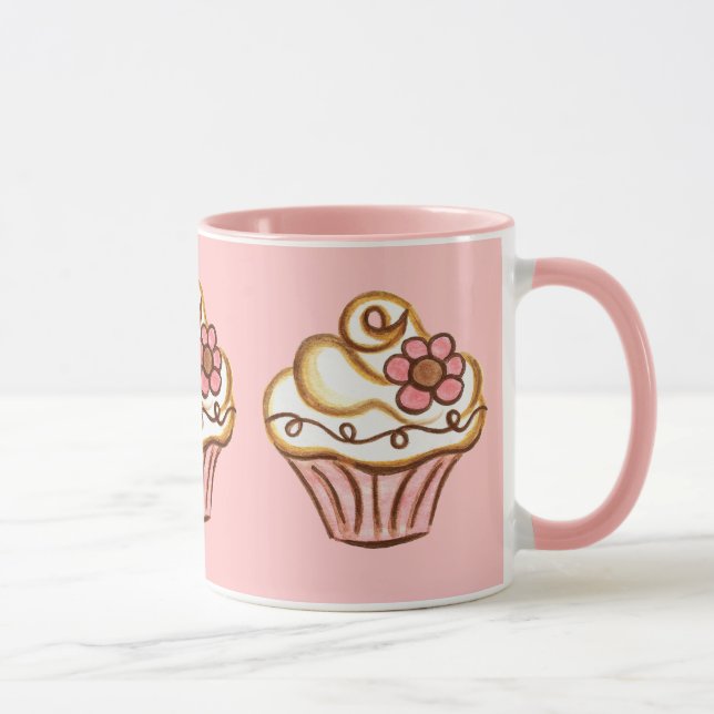 Tasse Gâteau Rose (Droite)