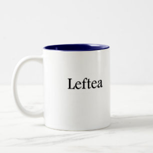 Tasse gauchère de thé de Leftea