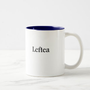 Tasse gauchère de thé de Leftea