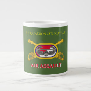 TASSE GÉANTE 1ER SQUADRON 75E CAVALRY 101E AIRBORNE MUG