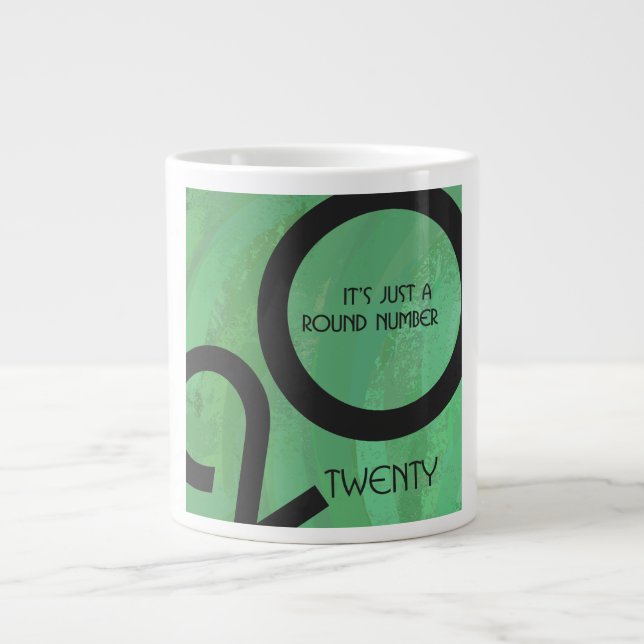 Tasse Géante 20e anniversaire de la Décennie verte (Devant)