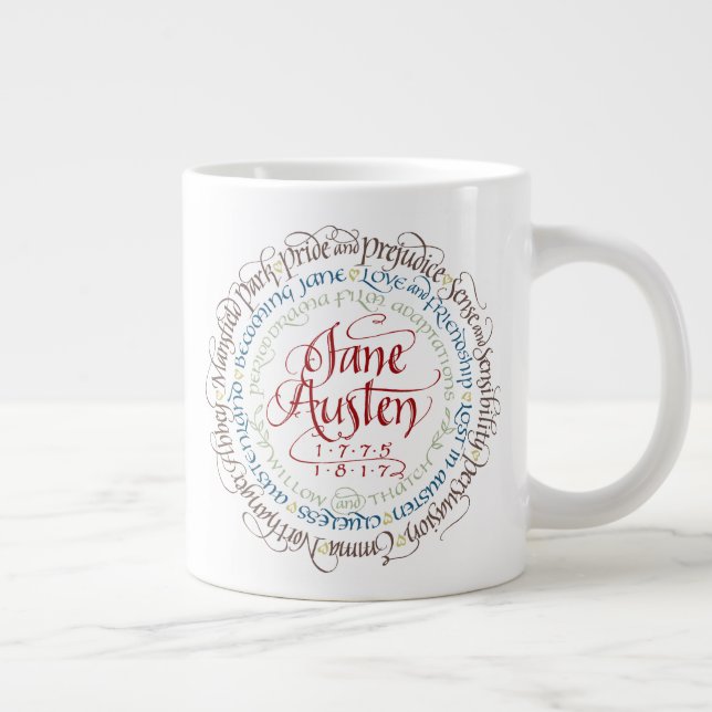 Tasse Géante 20oz Mug - Jane Austen - Adaptations dramatiques d (Droite)