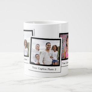 Tasse Géante 3 images instantanées personnalisées